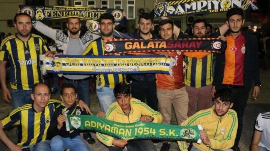 Adıyaman'da Fenerbah&ccedil;e Kutlaması