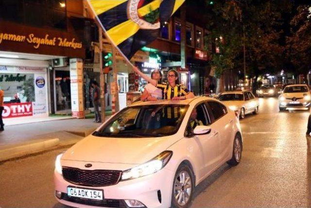 Adıyaman'da Fenerbahçe Kutlaması