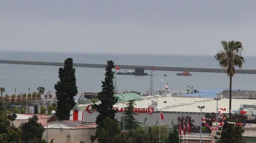 Yıldıray Denizaltısı Samsun&rsquo;dan Ayrıldı
