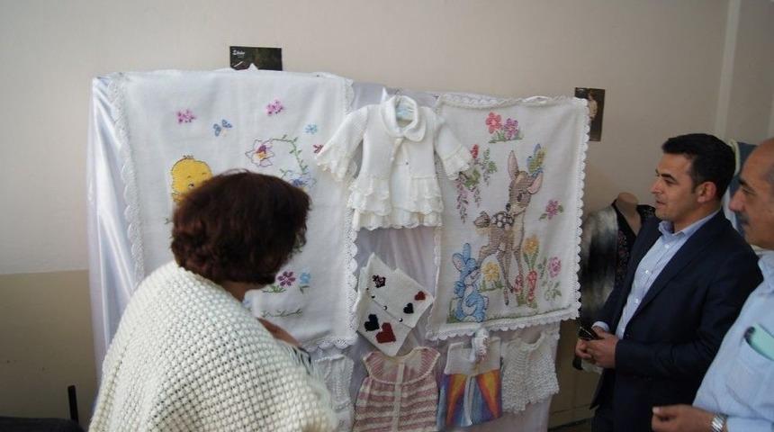 Kağızman&rsquo;da El Emeği G&ouml;z Nuru Sergisi