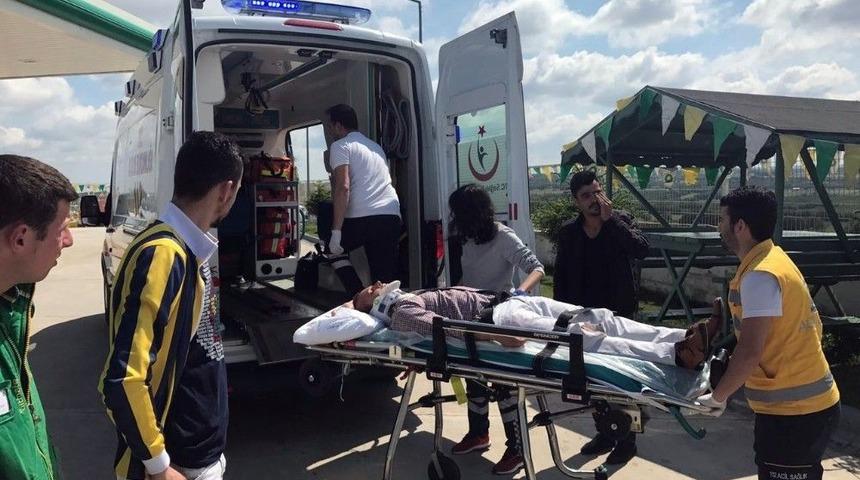 Çerkezköy’de Trafik Kazası: 1 Yaralı