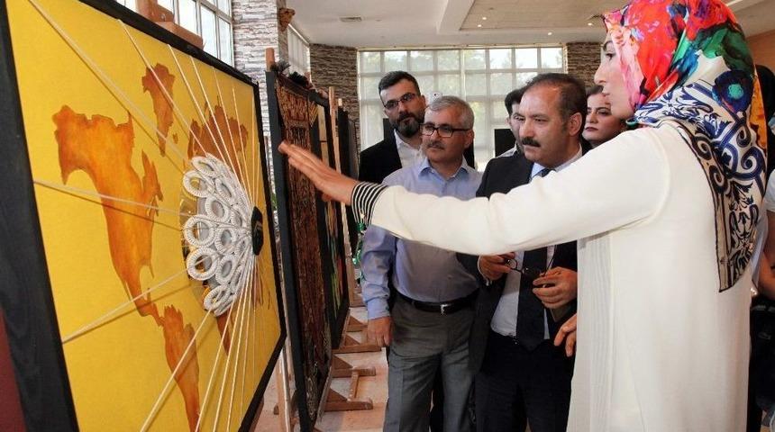 Ga&uuml;n G&uuml;zel Sanatlar Fak&uuml;ltesi &Ouml;ğrencilerinden Anlamlı Sergi