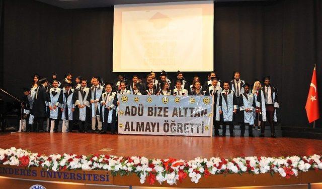 Adü Mühendislik Fakültesi İlk Mezunlarını Uğurladı