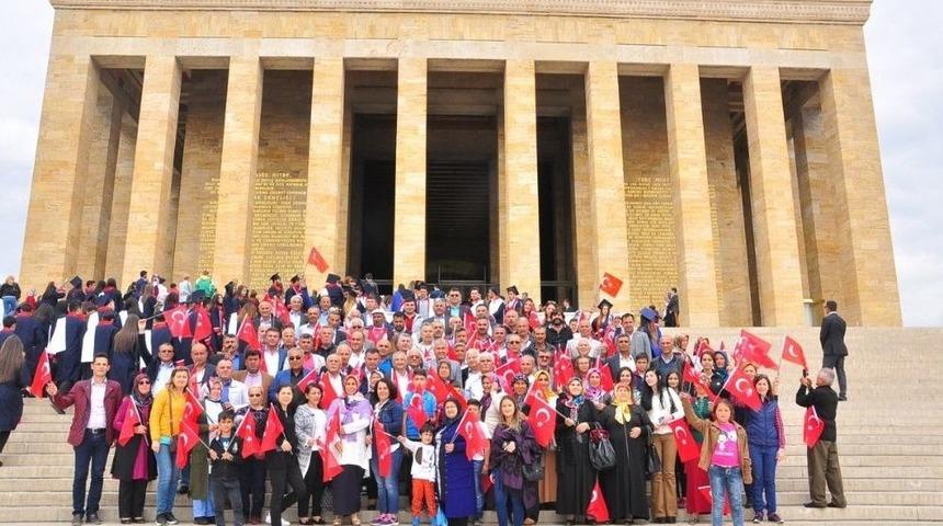 Manavgatlı Muhtarlar Ve Aileleri Anıtkabir&rsquo;de
