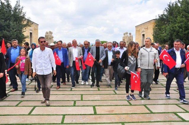 Manavgatlı Muhtarlar Ve Aileleri Anıtkabir’de