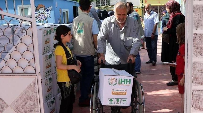 İhh’dan 400 Suriyeli Aileye Yeni Gıda Yardımı