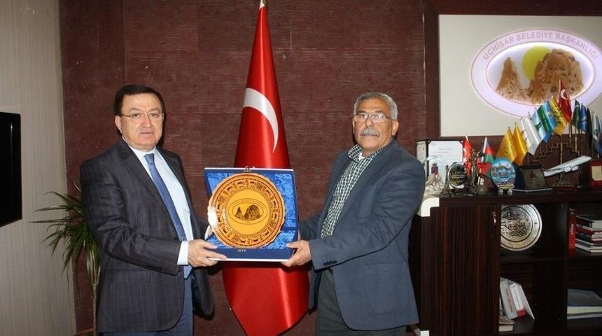 Uclg-mewa Genel Sekreteri Duman Başkan Karaaslan&rsquo;ı Ziyaret Etti