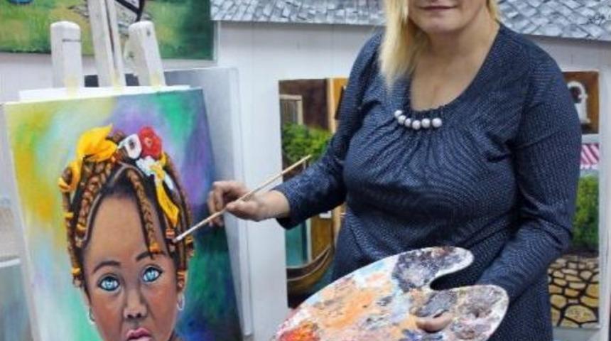 (&ouml;zel Haber) Resim Aşkı İle Hayata Tutunuyor