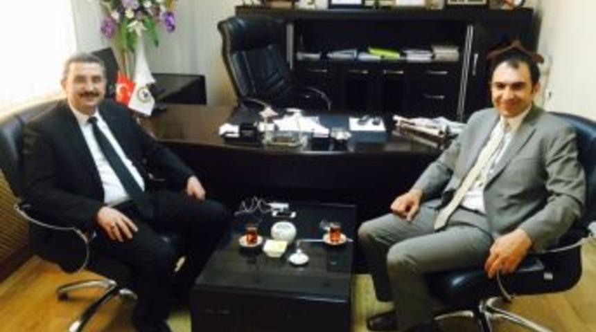 Sgk İl M&uuml;d&uuml;r&uuml; G&ouml;ksoy&rsquo;dan Başkan Berge&rsquo;ye Ziyaret