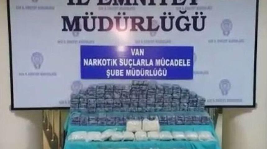 Van&rsquo;da 94 Kilo 620 Gram Eroin Ele Ge&ccedil;irildi