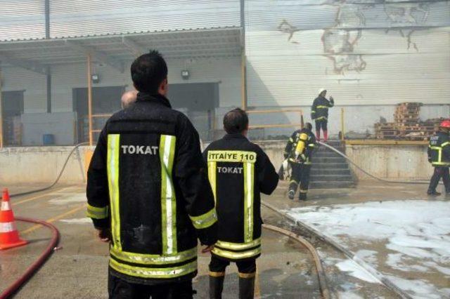 Tokat'ta Organize Sanayi Bölgesinde Yangın (2)