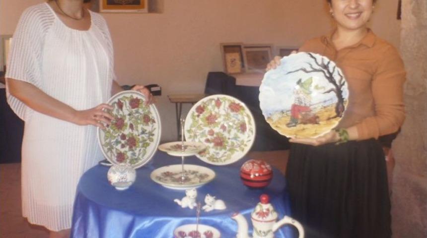 Alaşehir&rsquo;de Kursiyerlerin El Emekleri Sergilendi