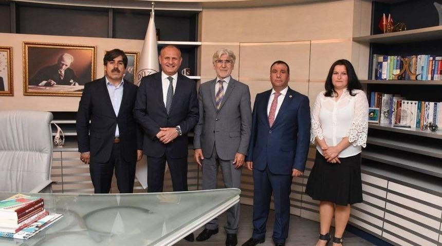 Başkan Keleş&rsquo;e Makam Ziyaretleri