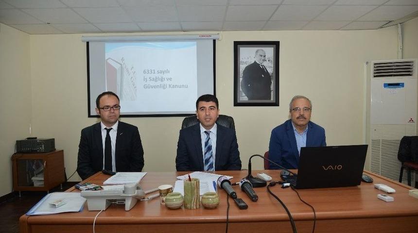 Valilik Personeline İş G&uuml;venliği Eğitimi