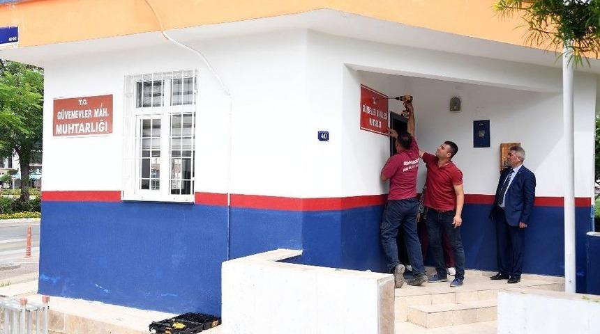 Mersin&rsquo;de Muhtarlık Binaları Yenileniyor