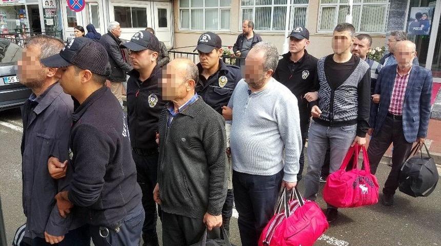 Samsun’da Fetö’den 13 Kişi Adliyeye Sevk Edildi
