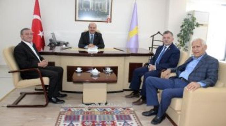 Mhp İl Başkanı Mehmet Karagöz İlk Ziyaretini Esob’a Gerçekleştirdi