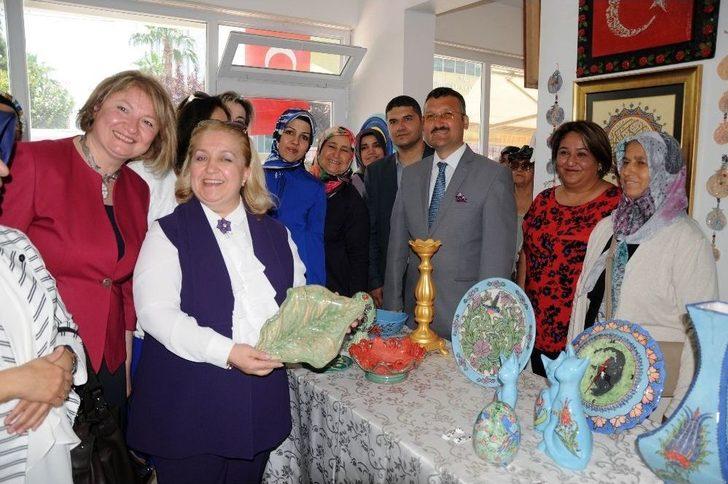 Erdemli’de Açılan Kurslarda 10 Bin Eser Sergiye Çıktı G2