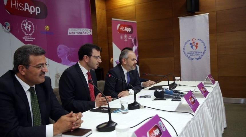 &rsquo;hisapp&rsquo; İle Her Yerde Spor Yapılabilecek