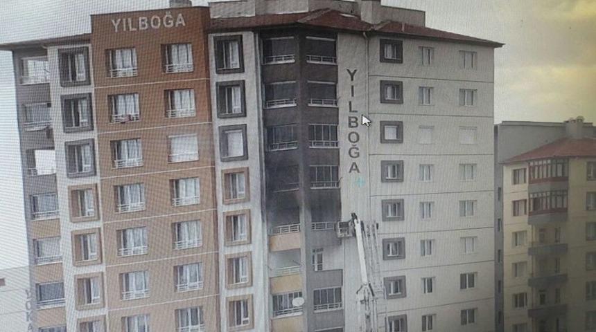 Binada &Ccedil;ıkan Yangın Korku Dolu Anların Yaşanmasına Neden Oldu