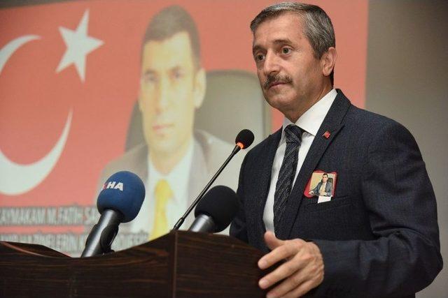 Başkan Tahmazoğlu, Şehit Kaymakamı Anma Programına Katıldı