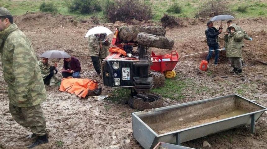 &Ccedil;emişgezek&rsquo;te Trakt&ouml;r Devrildi: 1 &Ouml;l&uuml;, 1 Yaralı
