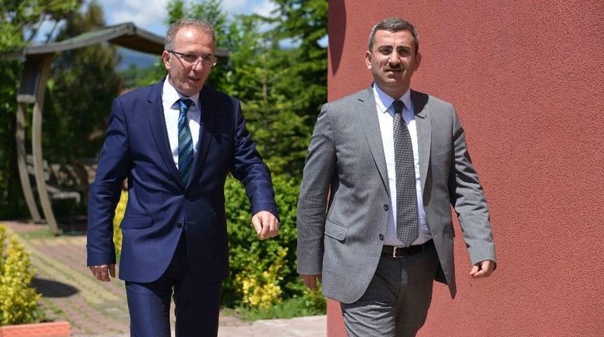 Başsavcı Bozkurt&rsquo;tan Rekt&ouml;r Uzun&rsquo;a İade-i Ziyaret