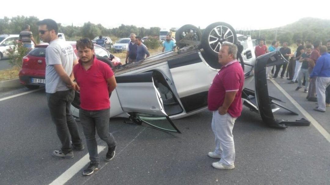 Milas&rsquo;ta Aynı Anda 3 Kaza