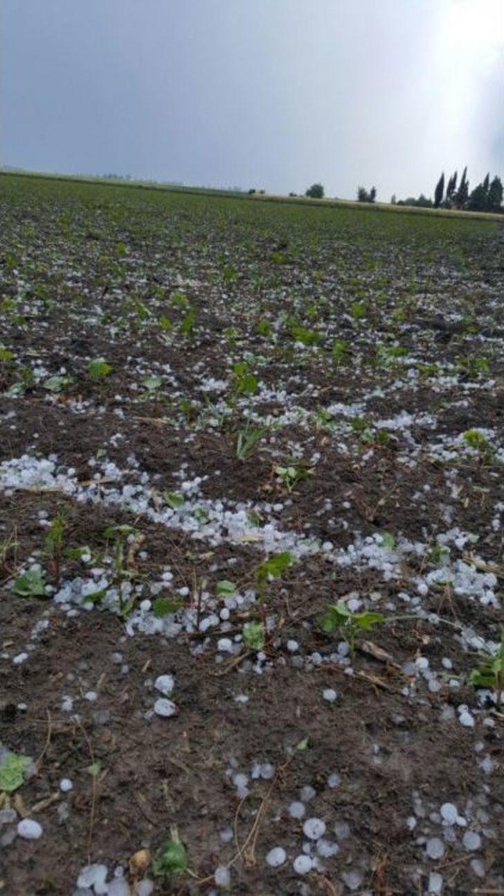 Hatay’a Fındık Büyüklüğünde Dolu Yağdı G5