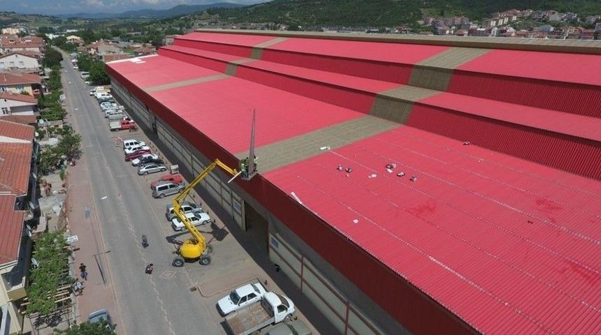 &Ccedil;an Belediyesi Kapalı Pazar Yeri G&uuml;&ccedil;lendiriliyor