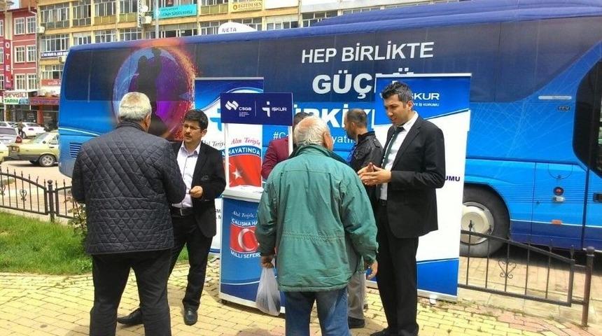 İşkur Kampanya Otob&uuml;s&uuml; Beyşehir&rsquo;de