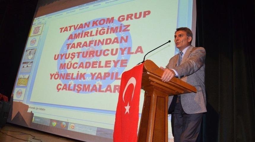 Tatvan&rsquo;da Uyuşturucu İle M&uuml;cadele &Ccedil;alışması