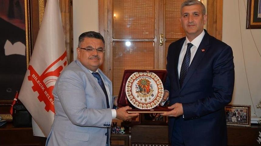 Pomem M&uuml;d&uuml;r&uuml; G&uuml;nbey&rsquo;den Başkan Yağcı&rsquo;ya Ziyaret