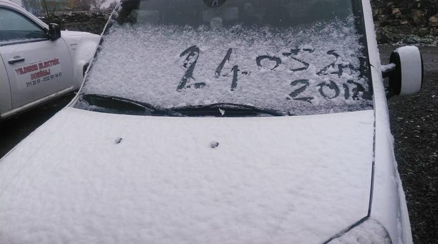 Mayıs Ayında Kar Yağdı