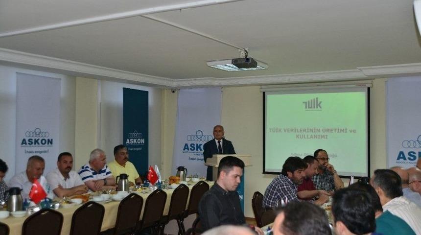T&uuml;ik, Askon &Uuml;yelerine T&uuml;ik Verilerinin &Uuml;retimi Ve Kullanımı Hakkında Bilgi Verdi
