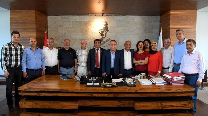 Antserder Başkan B&ouml;cek&rsquo;i Ziyaret Etti