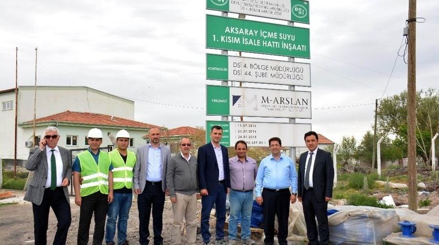 Aksaray&rsquo;ın İ&ccedil;me Suyu Projesi Devam Ediyor