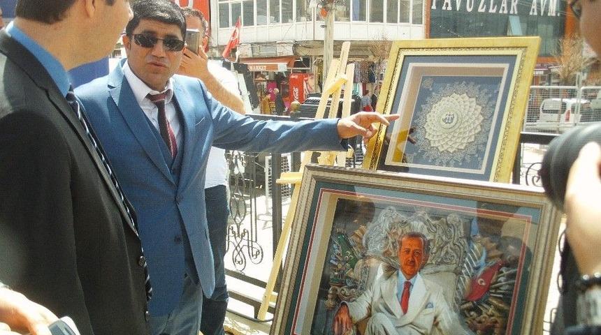 &Ouml;zalp Halk Eğitim Merkezi M&uuml;d&uuml;rl&uuml;ğ&uuml;nden Yılsonu Sergisi