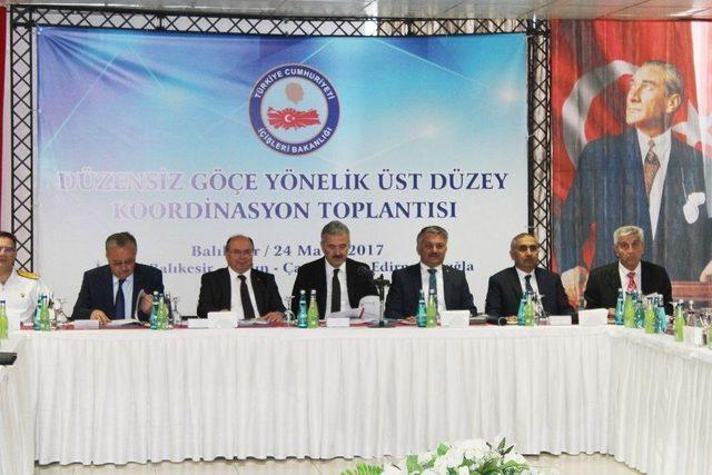 Düzensiz Göçe Yönelik Üst Düzey Koordinasyon Toplantısı Ayvalık’ta Yapıldı