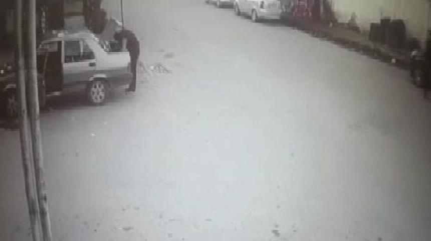 Otomobilin Lpg Tankı B&ouml;yle Patladı: 1 Yaralı