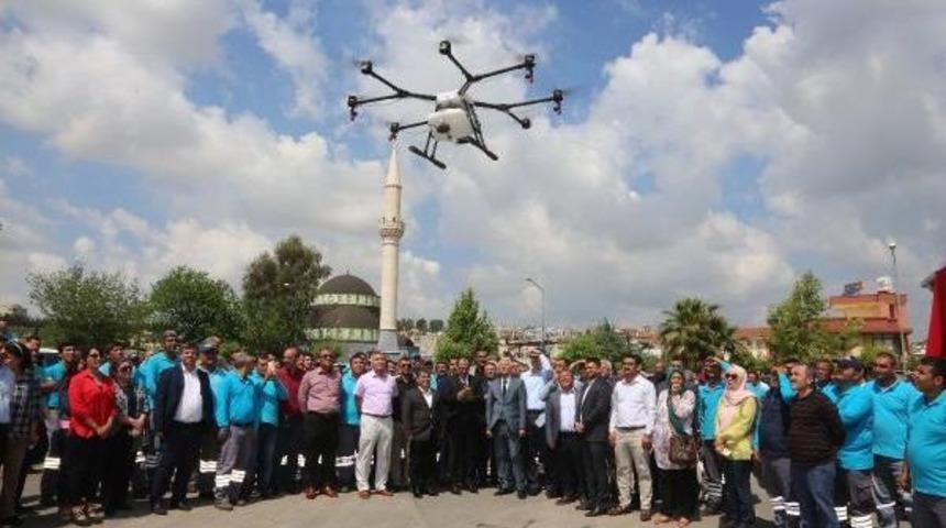 Adana'da Sivrisinekle M&uuml;cadelede İha D&ouml;nemi