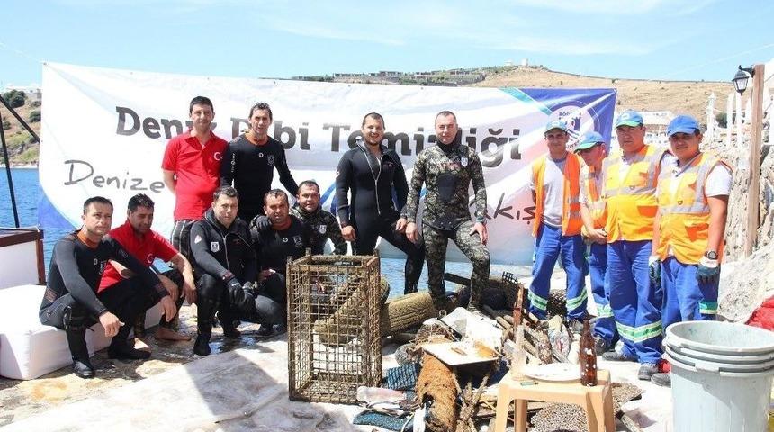 Deniz Dibi Temizliği Bardak&ccedil;ı&rsquo;da Devam Etti
