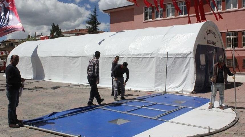 Sungurlu Belediyesi, İftar &Ccedil;adırı Kuruyor