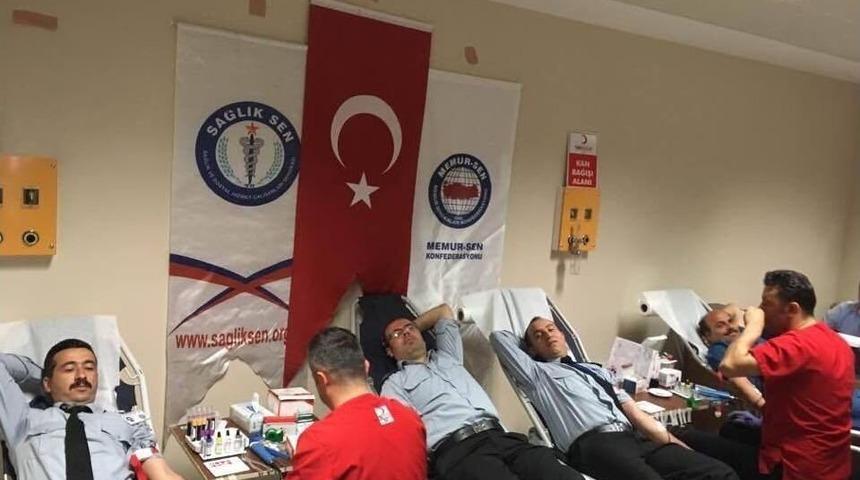 Kdz. Ereğli Sağlık-sen Şubesi Kan Bağışı Kampanyası D&uuml;zenledi