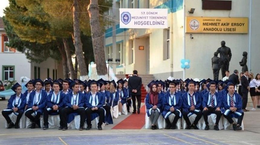 Mehmet Akif Ersoy Anadolu Lisesinde Mezuniyet