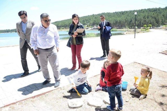 Başkan Yağcı Gölpark’ta Yapılan Çalışmaları İnceledi