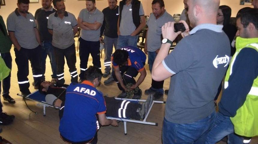 Maden Personeline Afet Bilinci Eğitimi