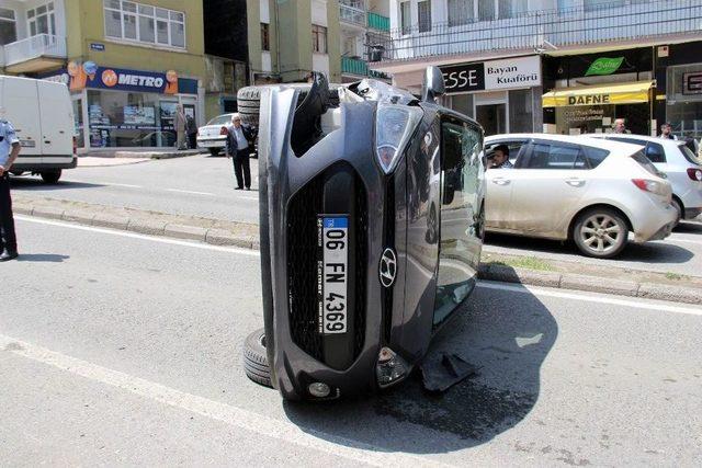 Samsun’da Trafik Kazası: 1 Yaralı