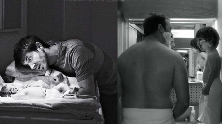  Babalık sevincini ortaya koyan nefis fotoğraflar