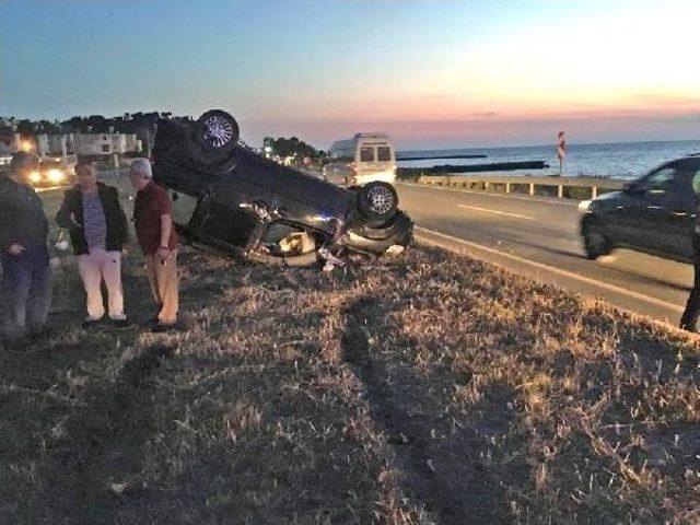 Otomobil Ile Çarpışan Motosikletin Sürücüsü Ve Eşi Öldü